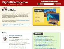 Tablet Screenshot of bigozdirectory.com
